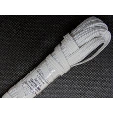 Резинка-продежка бельевая  8 мм. /шнур эластичный/плоская 8 мм., без наполнителя/